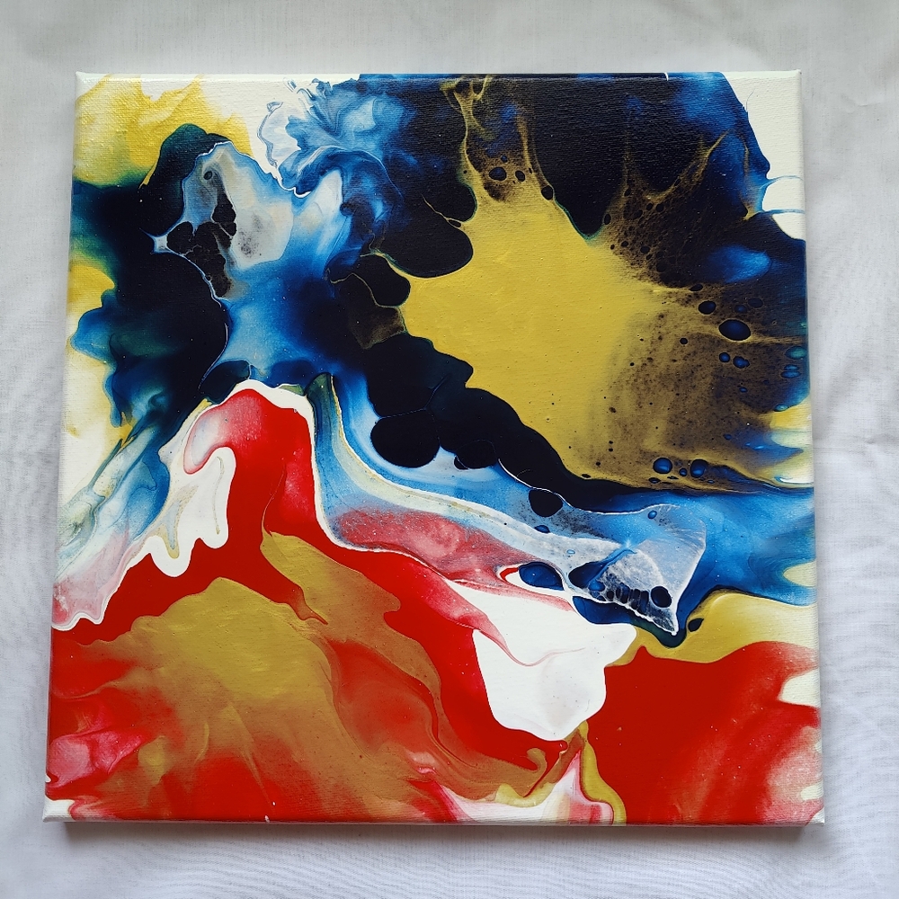 Original Acrylic Art - 12" x 12" Canvas